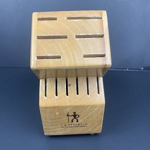 JA Henckels International 12 Slot Birch Wood Knife Holding Block [For 12 Pieces]